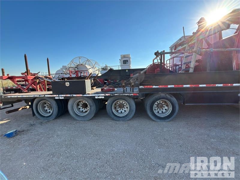 Atoka Trailer 51 ft Coil Tubing Reel Trailer Processing Equipment