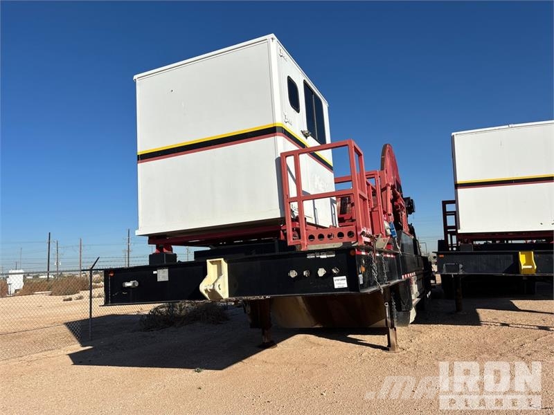 Atoka Trailer 51 ft Coil Tubing Reel Trailer Processing Equipment