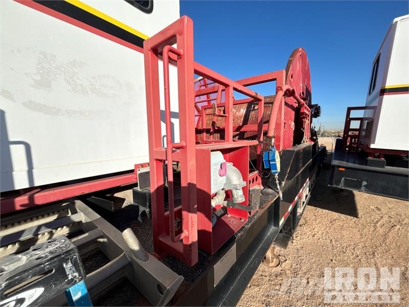 Atoka Trailer 51 ft Coil Tubing Reel Trailer Processing Equipment