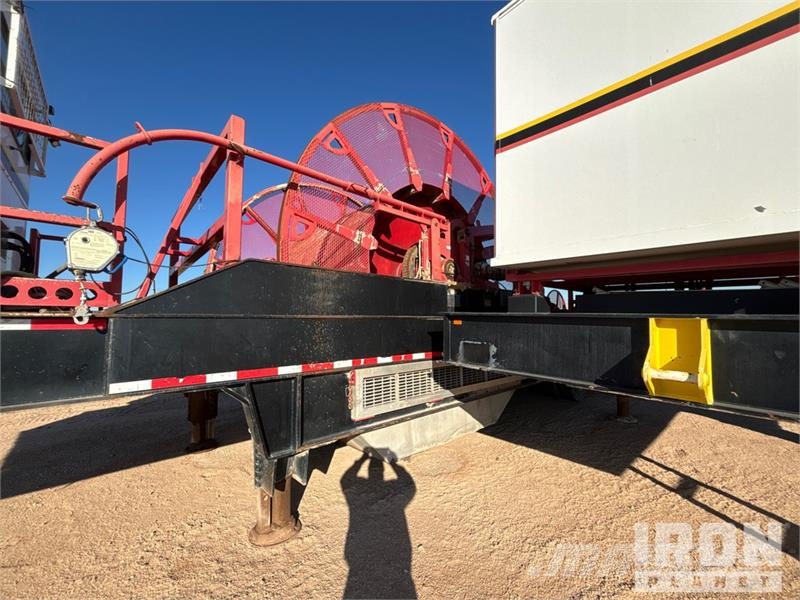 Atoka Trailer 51 ft Coil Tubing Reel Trailer Processing Equipment