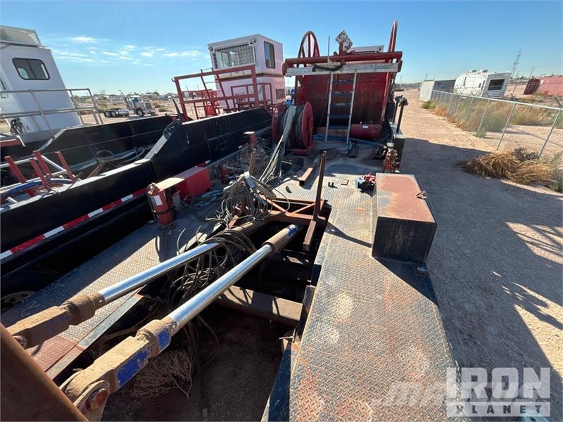 Atoka Trailer 51 ft Coil Tubing Reel Trailer Processing Equipment