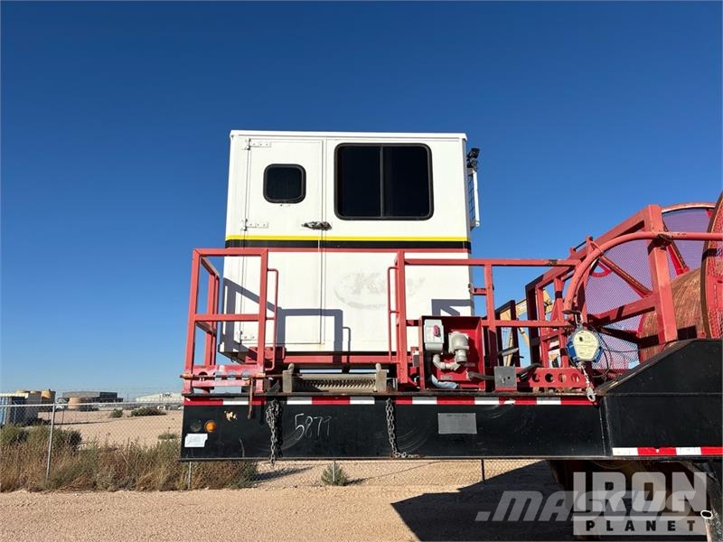Atoka Trailer 51 ft Coil Tubing Reel Trailer Processing Equipment