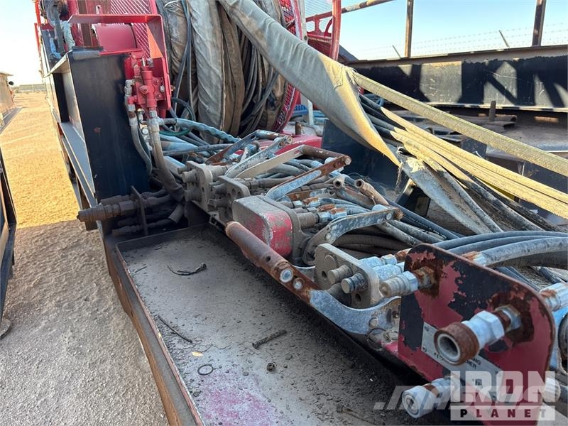 Atoka Trailer 51 ft Coil Tubing Reel Trailer Processing Equipment