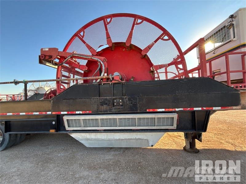 Atoka Trailer 51 ft Coil Tubing Reel Trailer Processing Equipment