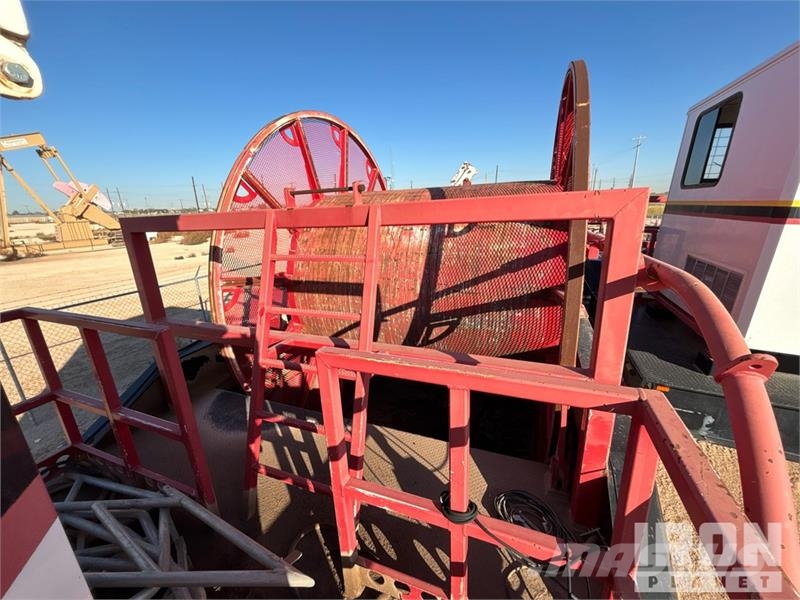 Atoka Trailer 51 ft Coil Tubing Reel Trailer Processing Equipment