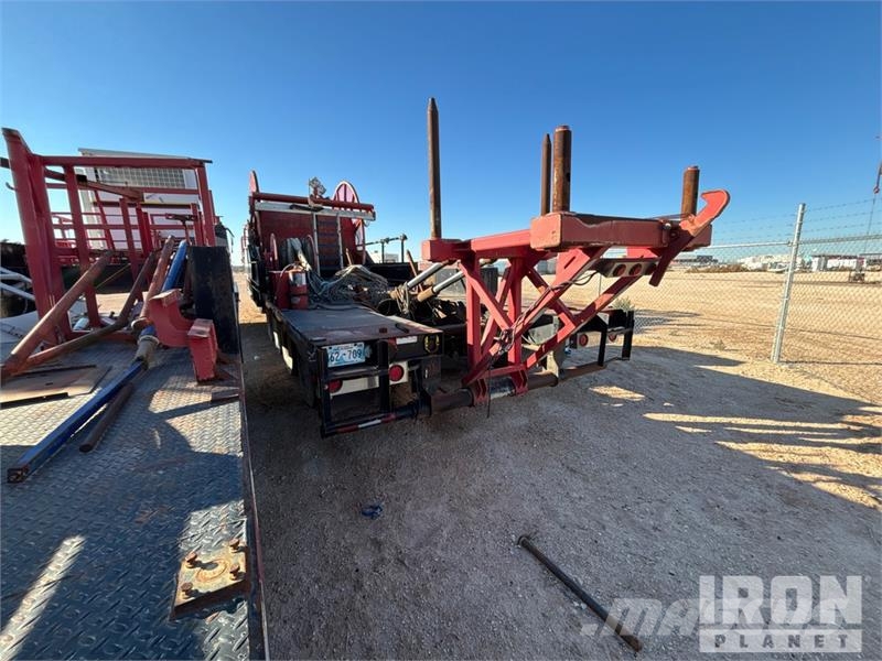 Atoka Trailer 51 ft Coil Tubing Reel Trailer Processing Equipment