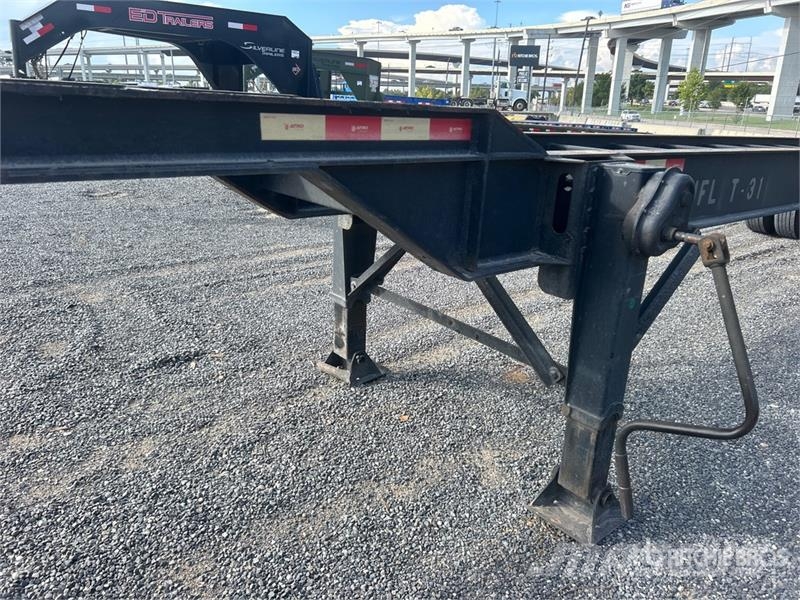 Atro 40 ft T/A Container Trailer Konténer keret / Konténeremelő pótkocsik