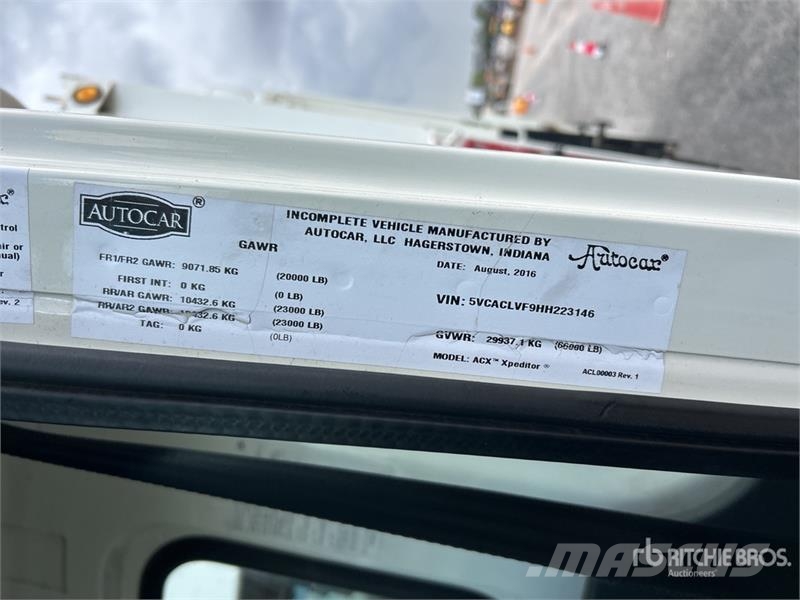 Autocar ACX Xpeditor Komunalni tovornjaki