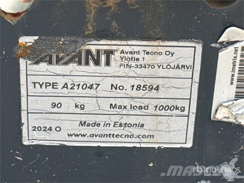 Avant Tecno UCLFRK33.5 A21047 33 in Fork Attachment Vilice