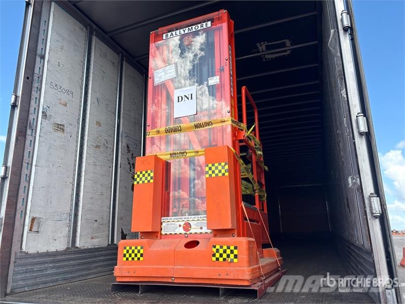 Ballymore PS-140H-DRV-FGL Vertical Mast Lift Used Personnel lifts and access elevators