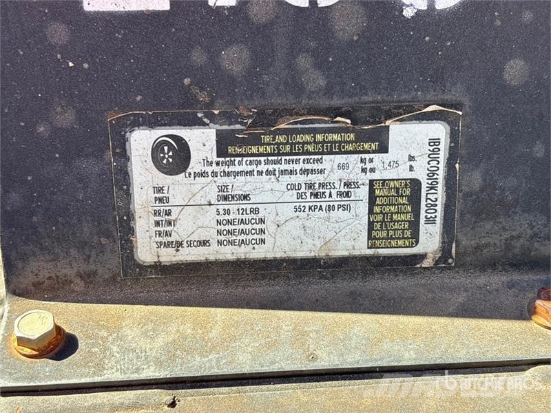 Barreto 6 ft S/A Trencher Trailer لوادر منخفضة