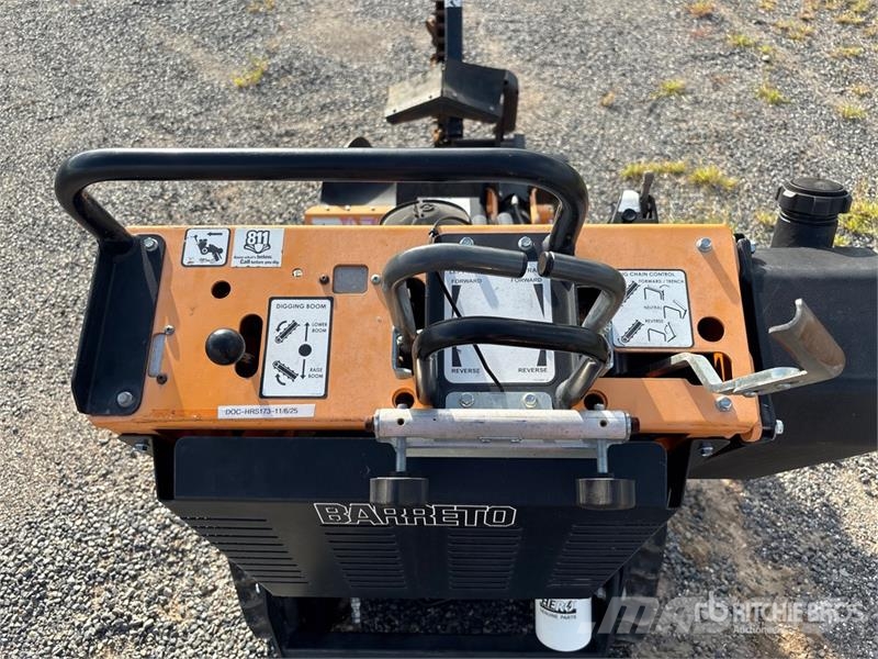 Barreto E2348RTKH-6MS Walk Behind Trencher Rovokopači freze za kanale Trenčeri
