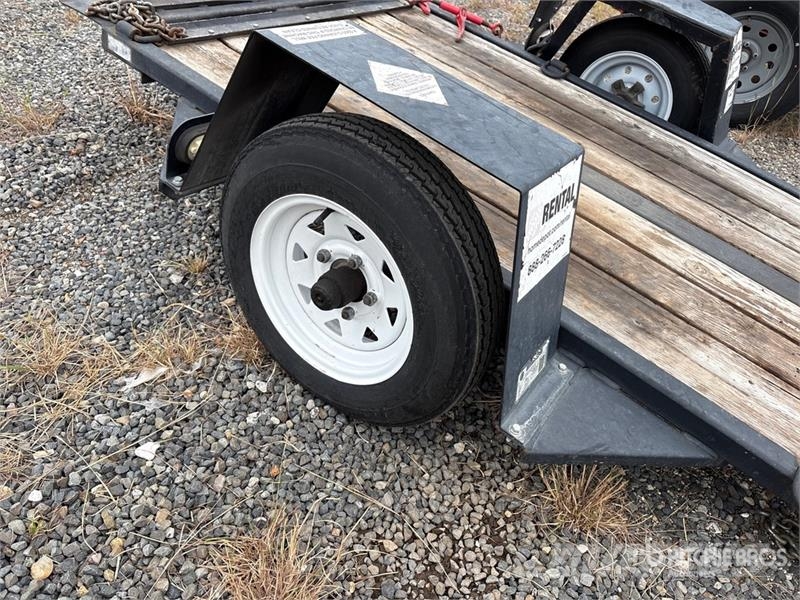 Barreto E4X6TBT 6 ft S/A Tilt Deck Stump Grinder Trailer Zemie treileri