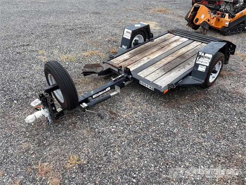 Barreto E4X6TBT 6 ft S/A Tilt Deck Stump Grinder Trailer Zemie treileri