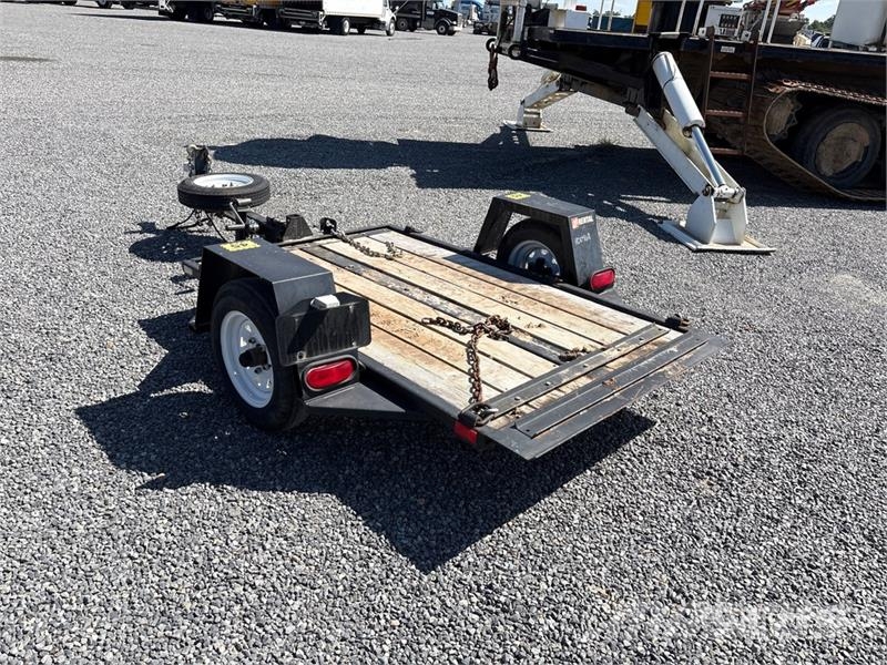 Barreto E4X6TBT 6 ft S/A Tilt Deck Trailer Mélybölcsős