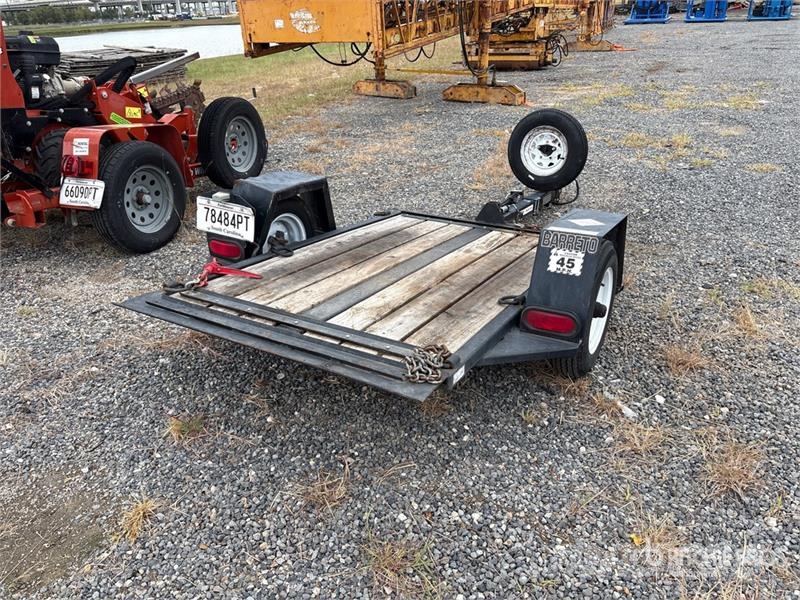 Barreto E4X6TBT 6 ft S/A Tilt Deck Stump Grinder Trailer Zemie treileri