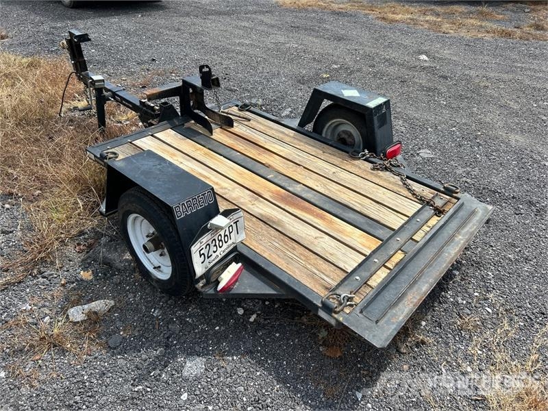 Barreto E4X6TBT 6 ft S/A Trencher Trailer ローローダー