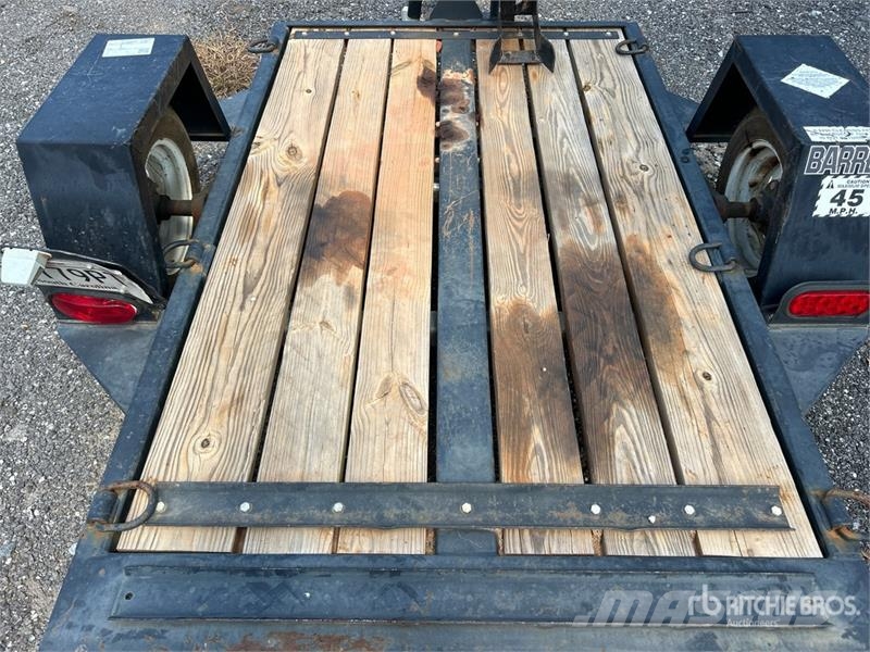 Barreto E4X6TBT 6 ft S/A Trencher Trailer Caricatore basso