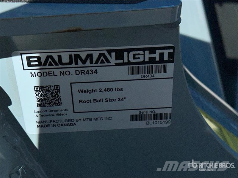Baumalight DR434 Skid Steer Tree Spade (Unused) Andet tilbehør