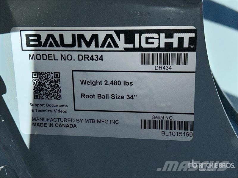 Baumalight DR434 Skid Steer Tree Spade (Unused) Andet tilbehør