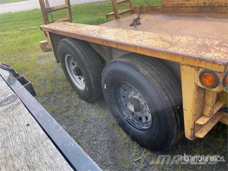 Belshe 12EP 16 ft T/A Equipment Trailer Reboques de transporte Auto