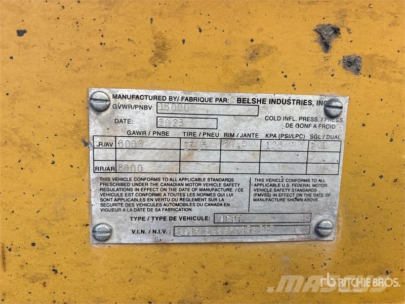 Belshe BF8T Flatbed Trailer Prikolice platforme/otvoreni sanduk