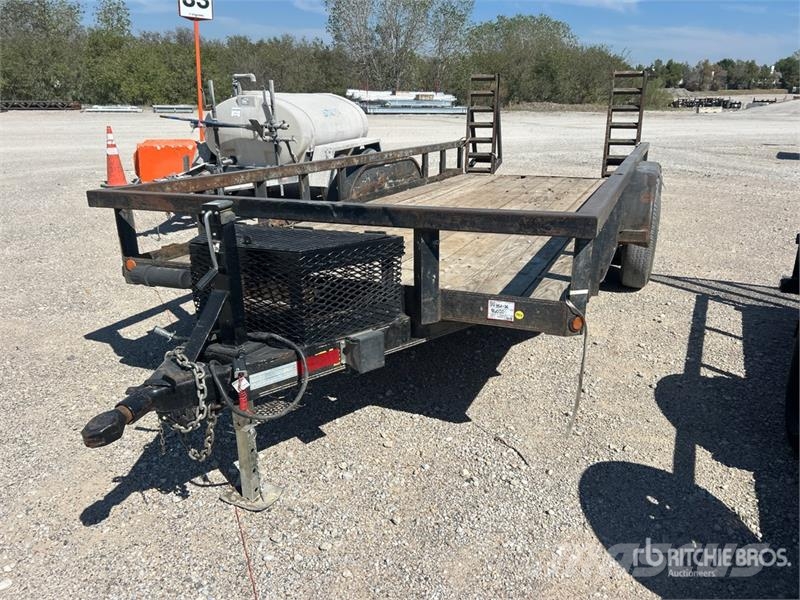 Big Tex 10PI-18 18 ft T/A Utility Trailer Citas piekabes