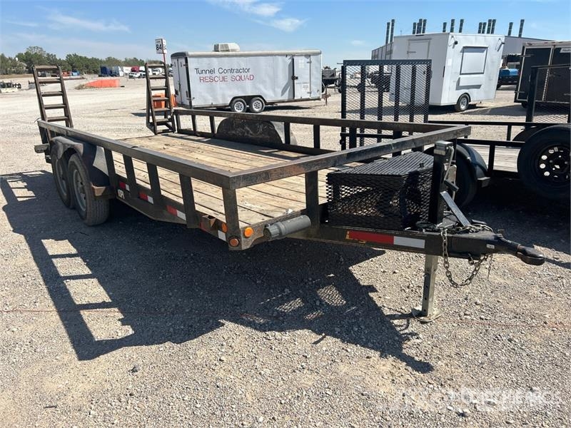 Big Tex 10PI-18 18 ft T/A Utility Trailer Citas piekabes