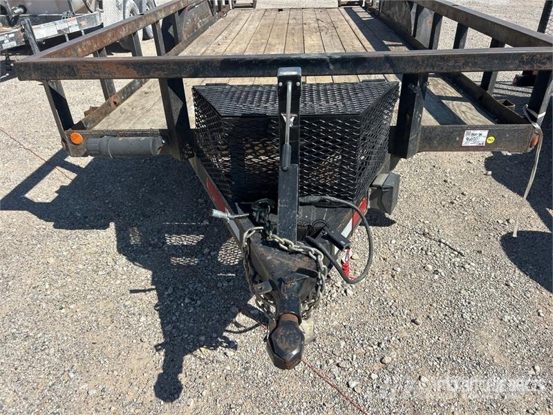 Big Tex 10PI-18 18 ft T/A Utility Trailer Citas piekabes