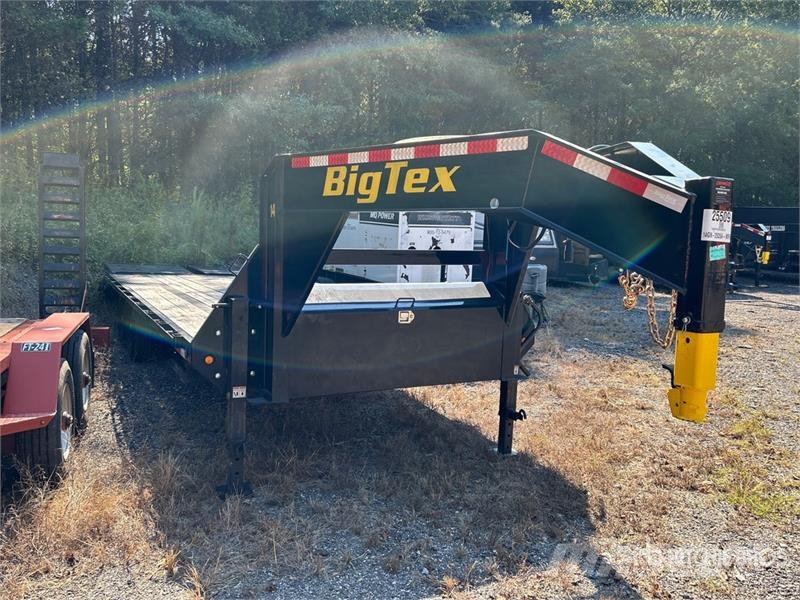Big Tex 14GN-25 D5A-MRBK 25 ft T/A Equipment Trailer Remolques para transporte de vehículos