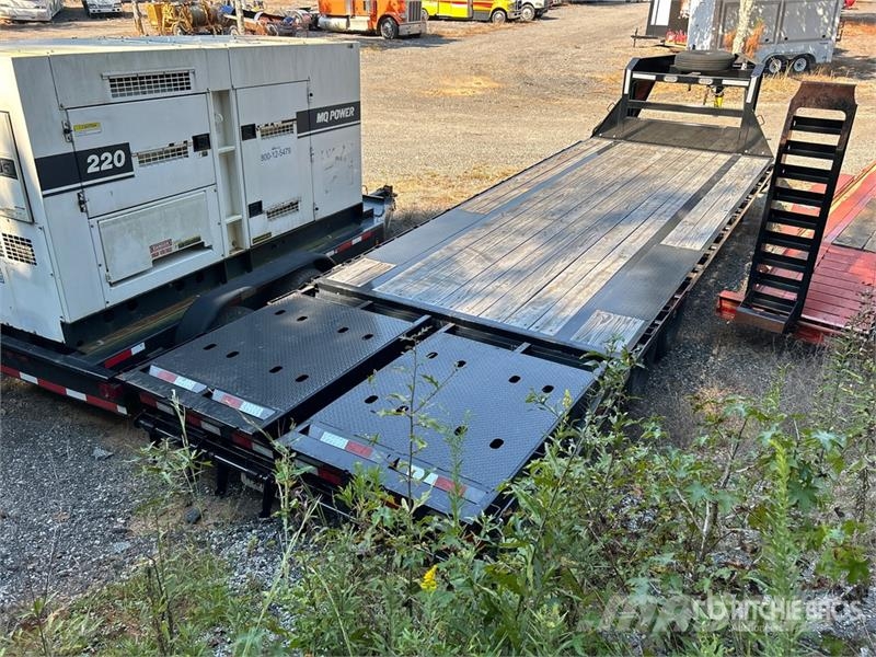 Big Tex 14GN-25 D5A-MRBK 25 ft T/A Equipment Trailer Remolques para transporte de vehículos