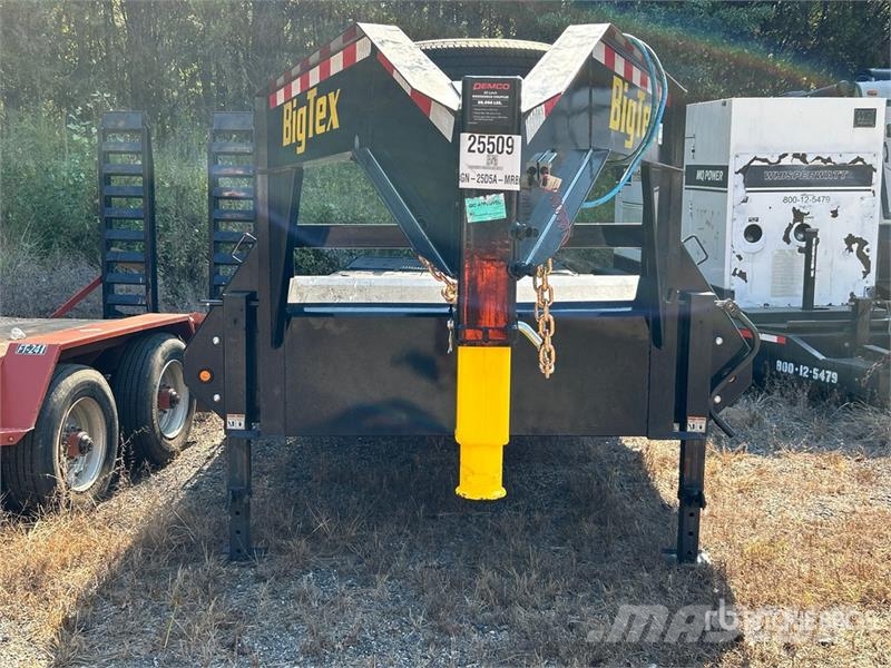 Big Tex 14GN-25 D5A-MRBK 25 ft T/A Equipment Trailer Remolques para transporte de vehículos