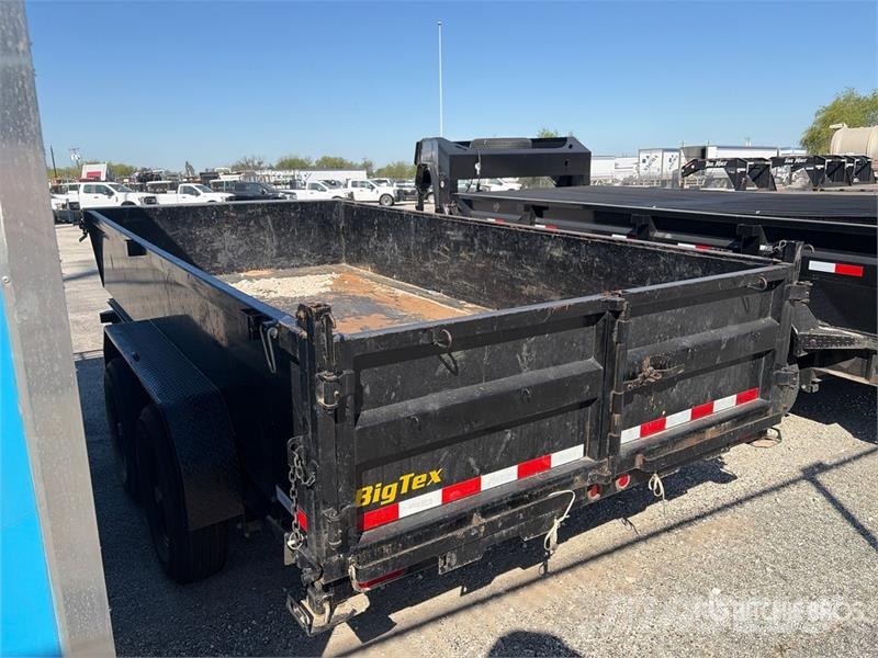 Big Tex 14LX-14C4A-BK 14 ft T/A Dump Utility Trailer Bañeras