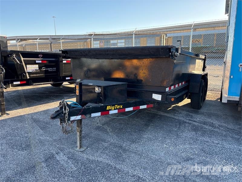 Big Tex 14LX-14C4A-BK 14 ft T/A Dump Utility Trailer Bañeras