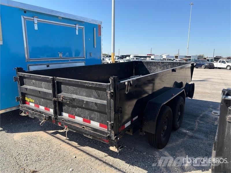 Big Tex 14LX-14C4A-BK 14 ft T/A Dump Utility Trailer Bañeras