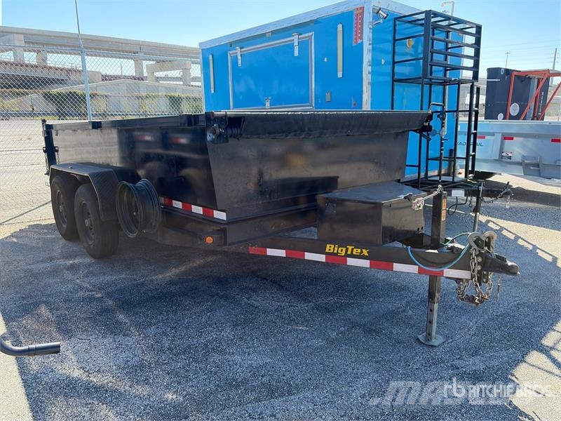 Big Tex 14LX-14C4A-BK 14 ft T/A Dump Utility Trailer Bañeras