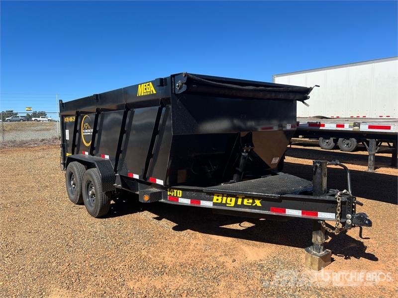 Big Tex 14TD-14C4A-BK 19 ft T/A Dump Utility Trailer Remorque benne