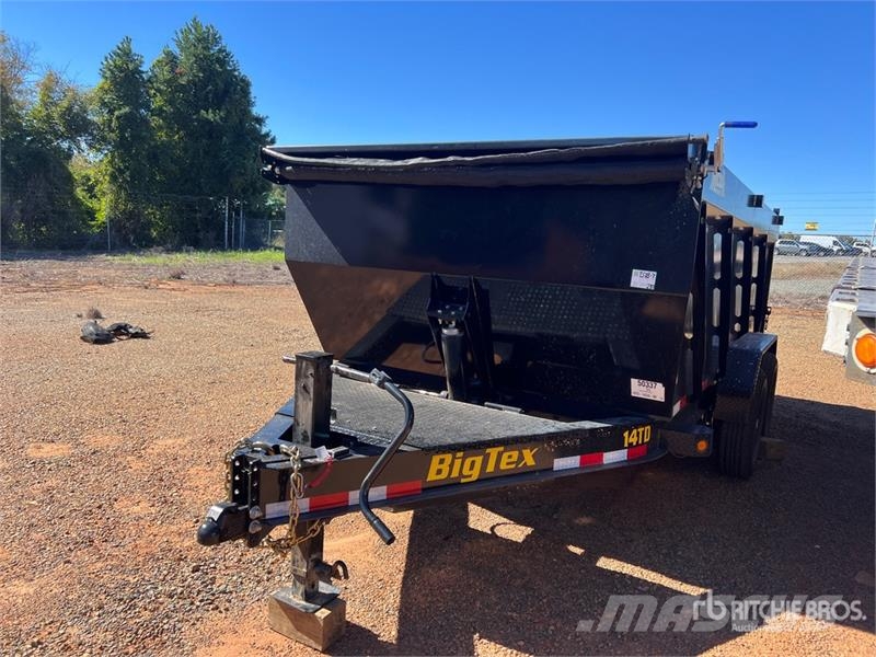 Big Tex 14TD-14C4A-BK 19 ft T/A Dump Utility Trailer Remorque benne