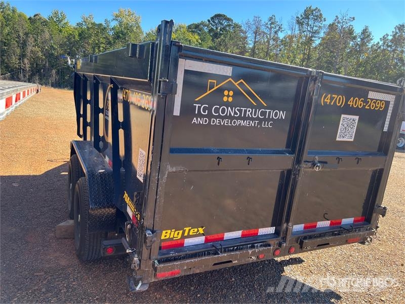 Big Tex 14TD-14C4A-BK 19 ft T/A Dump Utility Trailer Remorque benne