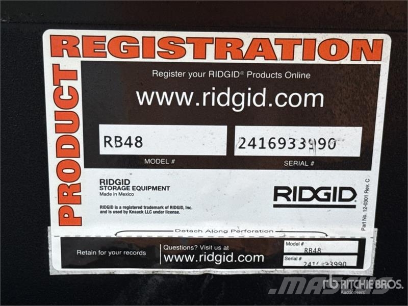 Big Tex 22GN25BK+5 T/A Gooseneck (2) Storage Ridgid RB48 E Járműszállító pótkocsik