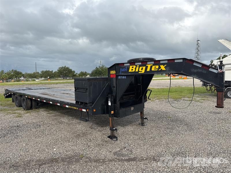 Big Tex 22GN25BK+5 T/A Gooseneck (2) Storage Ridgid RB48 E Járműszállító pótkocsik