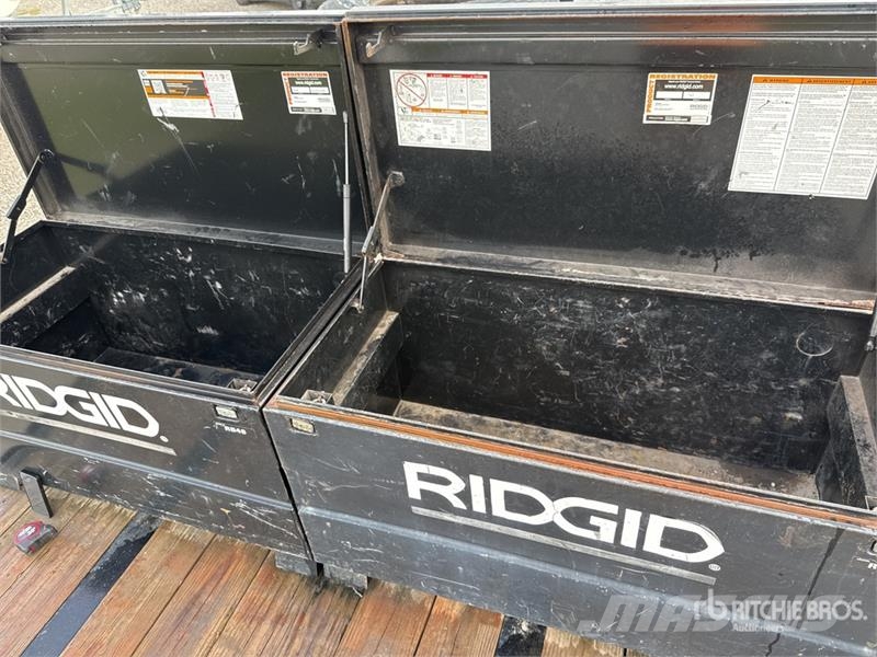 Big Tex 22GN25BK+5 T/A Gooseneck (2) Storage Ridgid RB48 E Járműszállító pótkocsik