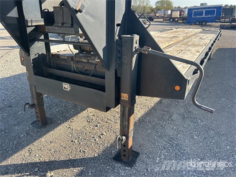 Big Tex 25GN-25BK+5MR 30 ft T/A Gooseneck Equipment Traile Anhænger til Autotransport