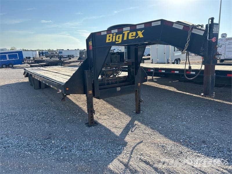Big Tex 25GN-25BK+5MR 30 ft T/A Gooseneck Equipment Traile Anhænger til Autotransport