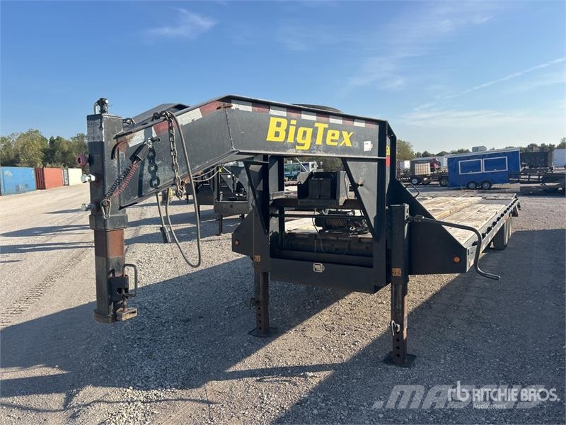 Big Tex 25GN-25BK+5MR 30 ft T/A Gooseneck Equipment Traile Anhænger til Autotransport