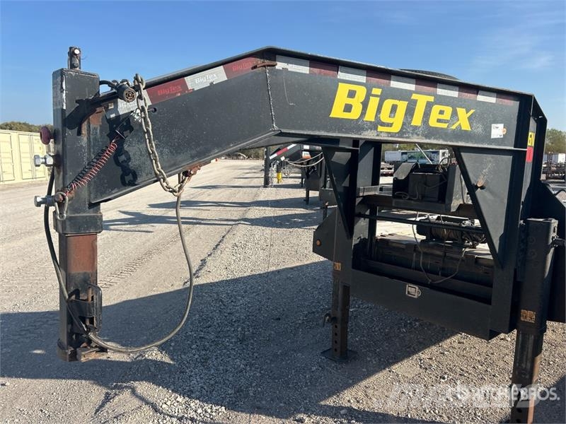 Big Tex 25GN-25BK+5MR 30 ft T/A Gooseneck Equipment Traile Anhænger til Autotransport