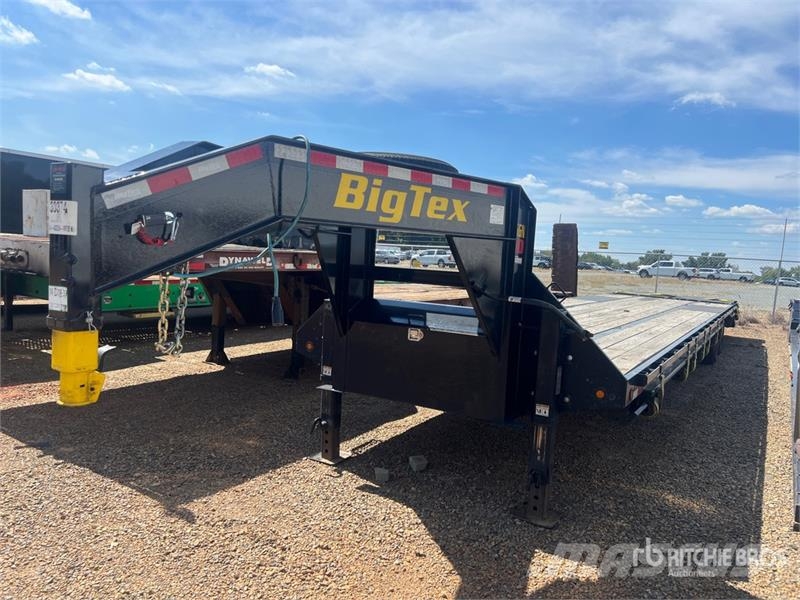 Big Tex 25GN-40D5A-MRBК 24000 lb 40 ft T/A Gooseneck Equip 차량 운반용 트레일러