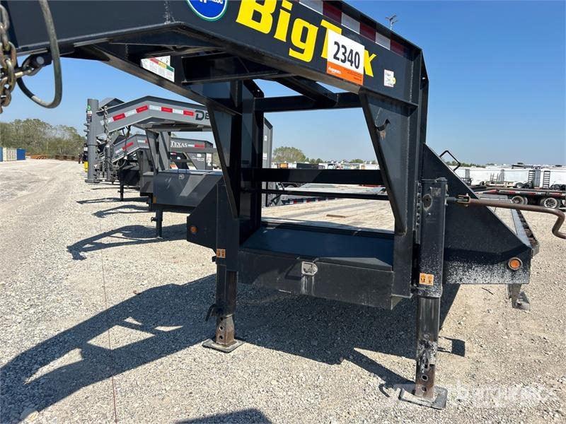 Big Tex 25GN125BK+5MR 31 ft T/A Gooseneck Equipment Traile Remolques para transporte de vehículos