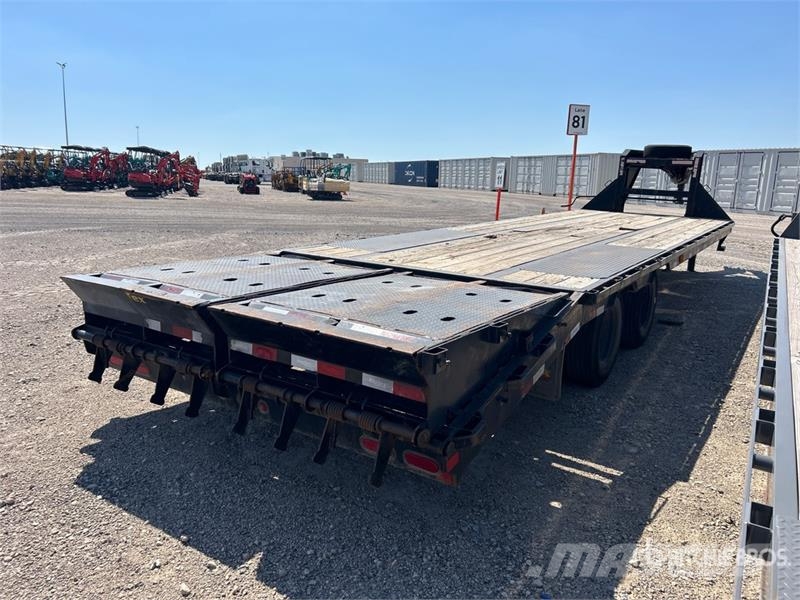 Big Tex 25GN125BK+5MR 31 ft T/A Gooseneck Equipment Traile Remolques para transporte de vehículos