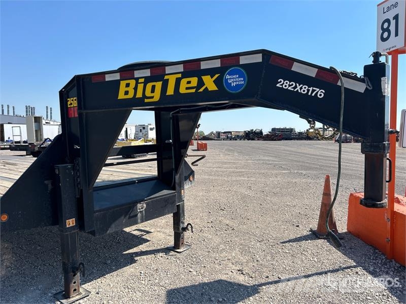Big Tex 25GN125BK+5MR 31 ft T/A Gooseneck Equipment Traile Remolques para transporte de vehículos